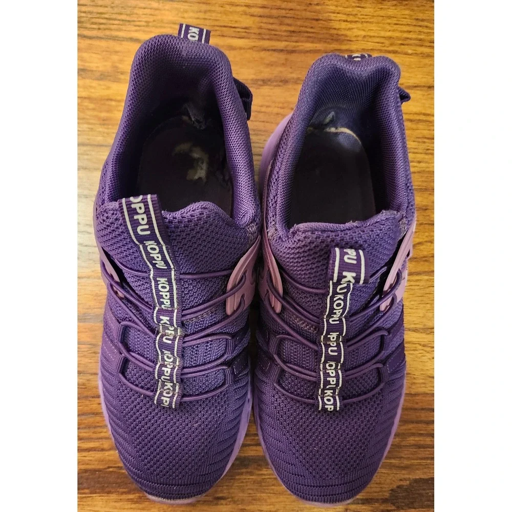 Koppu Kids Purple Mesh Athletic Sneakers Slip On Running Shoes Size 36 4 K004